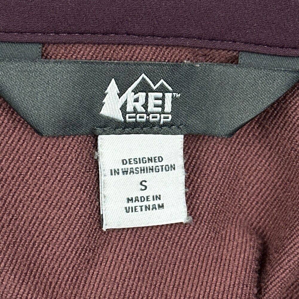 REI Co-op Vest Women's Size S Burgundy Full Zip Softshell Outdoor Hiking - Picture 7 of 10